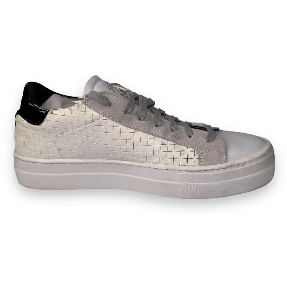 P448 Thea Overload Classic Casual Perf Sneakers White Women's 9.5-10‎